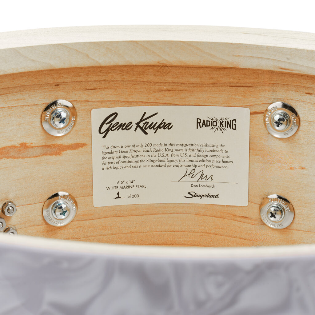 Slingerland Radio King "Gene Krupa" Snare News