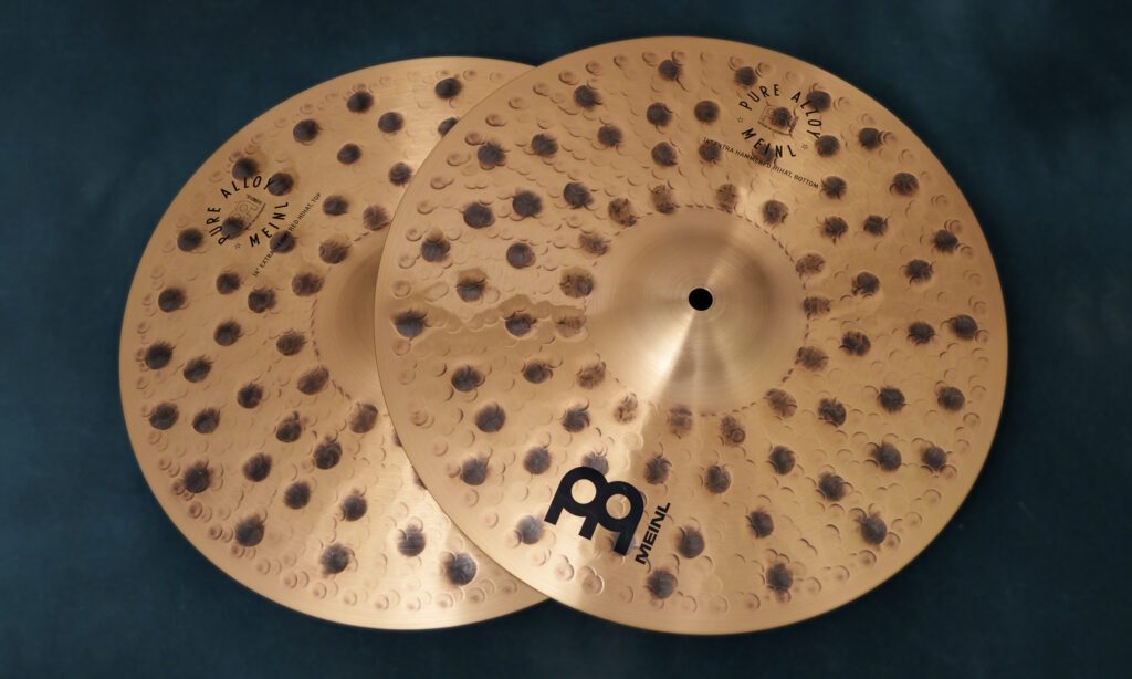 Wofür „Extra Hammered“ bei den Pure Alloy Hi-Hats steht, ist offensichtlich.