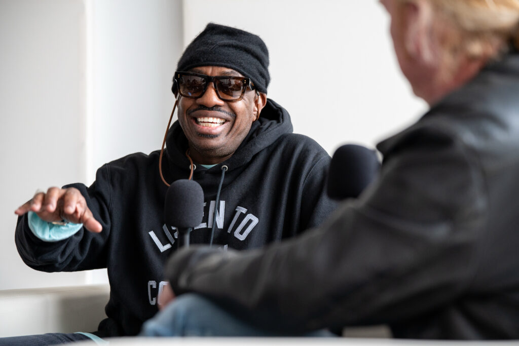 Steve Jordan Im Gespräch mit Ingo Baron.