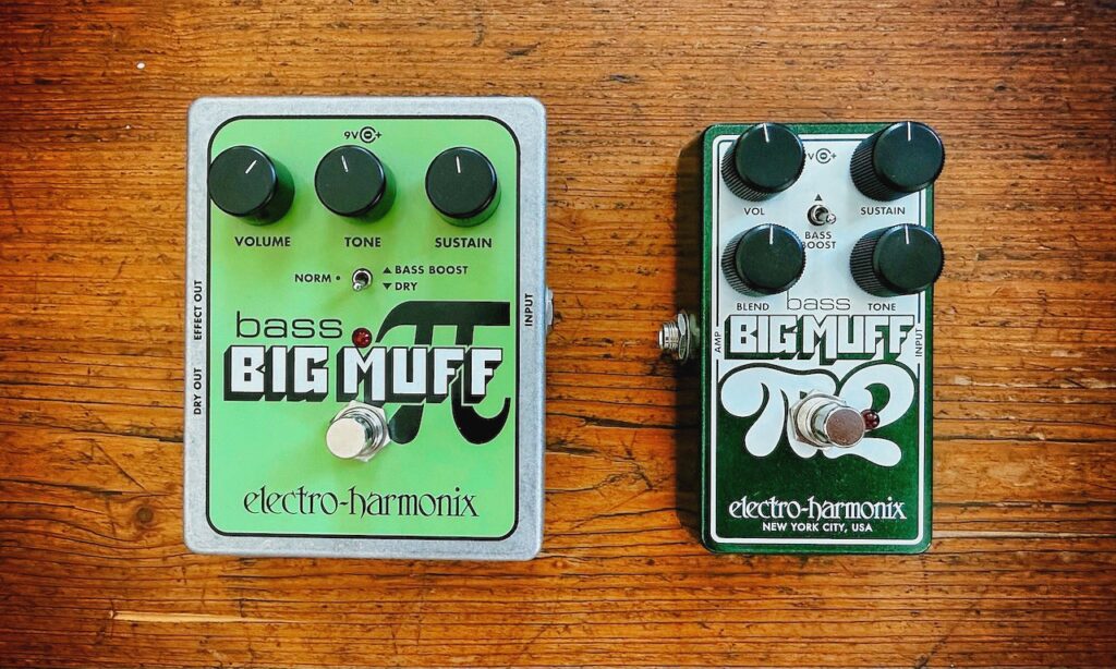 Electro-Harmonix Bass Big Muff Pi vs. Nano Bass Big Muff Pi 2