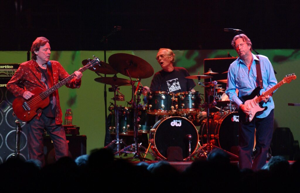 Ginger Baker während der Cream Reunion-Tour.