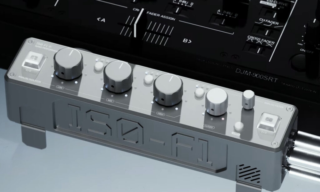 NANO Industries Performance ISO-F, der Stereo-Isolator und Filter für DJ-Setups und Live-Performances