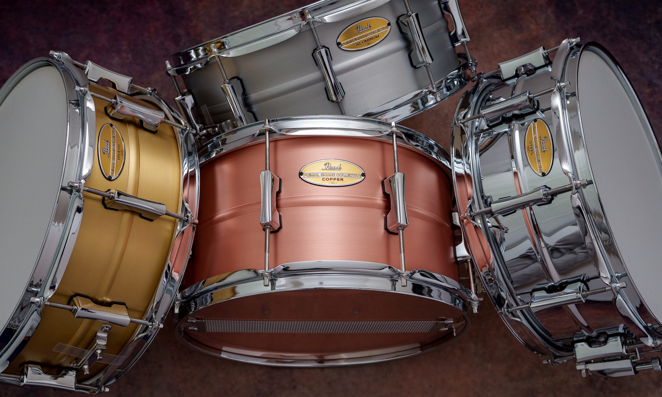 Test: Pearl Primal Snare Collective Snaredrums – Kupfer, Messing, Aluminium & Stahl Artikelbild