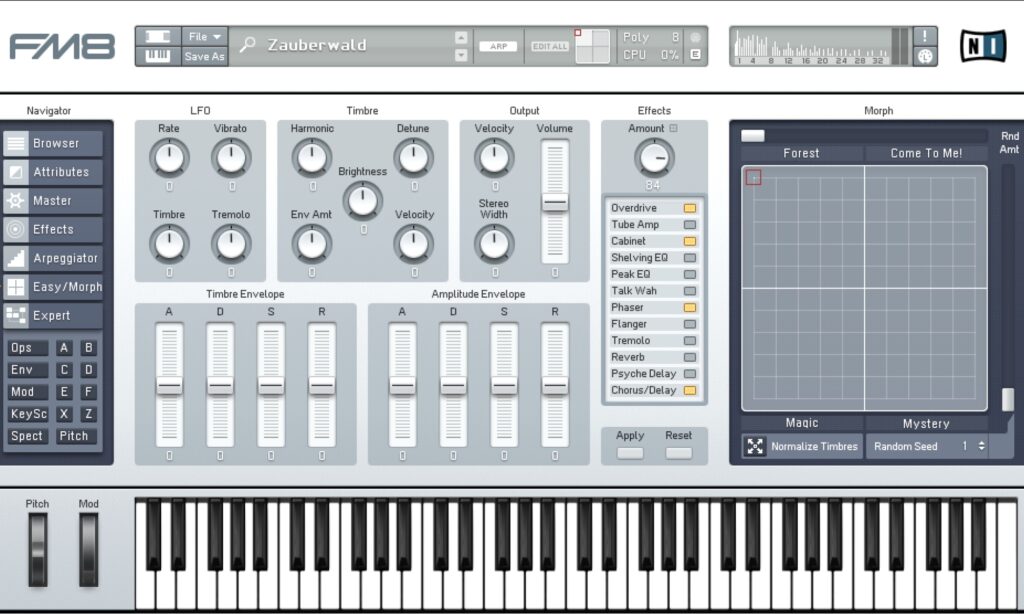Morphing: NI FM8.