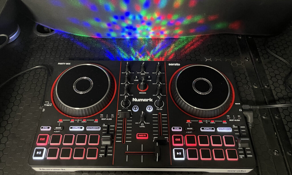 Lightshow am Numark Party Mix