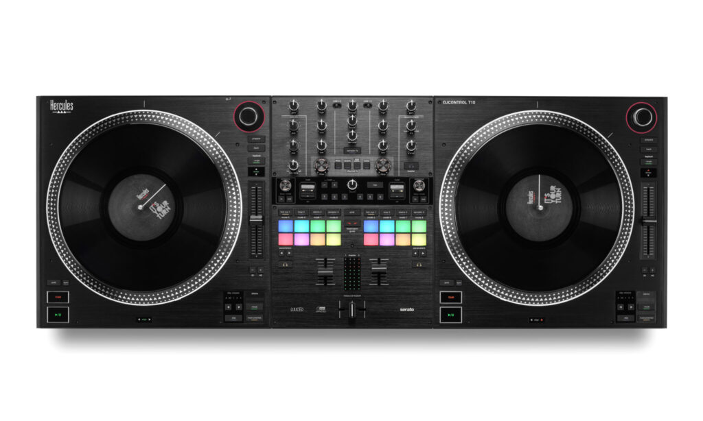 Hercules DJC T10 mit Motor-Platter und Stem-Kontrolle gelauncht