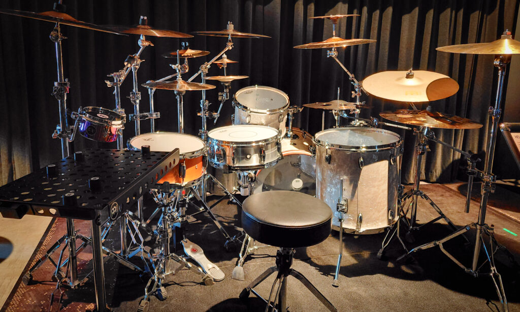 Helen De La Rosas Setup beim Meinl Drumfestival 2026